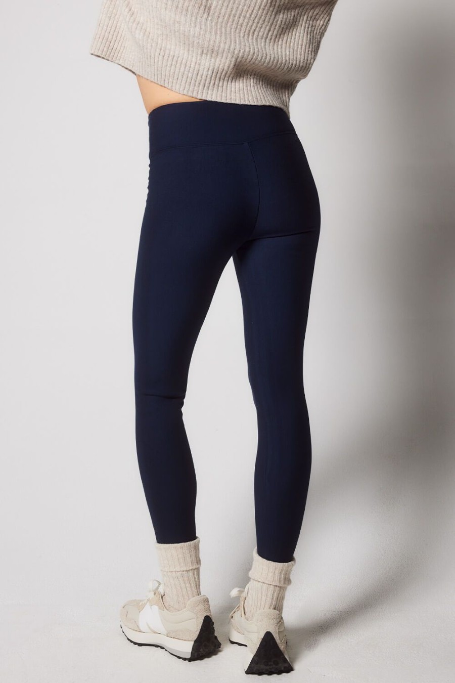 Maternity Lovall Postpartum | Winter Everyday High Waisted Leggings Navy