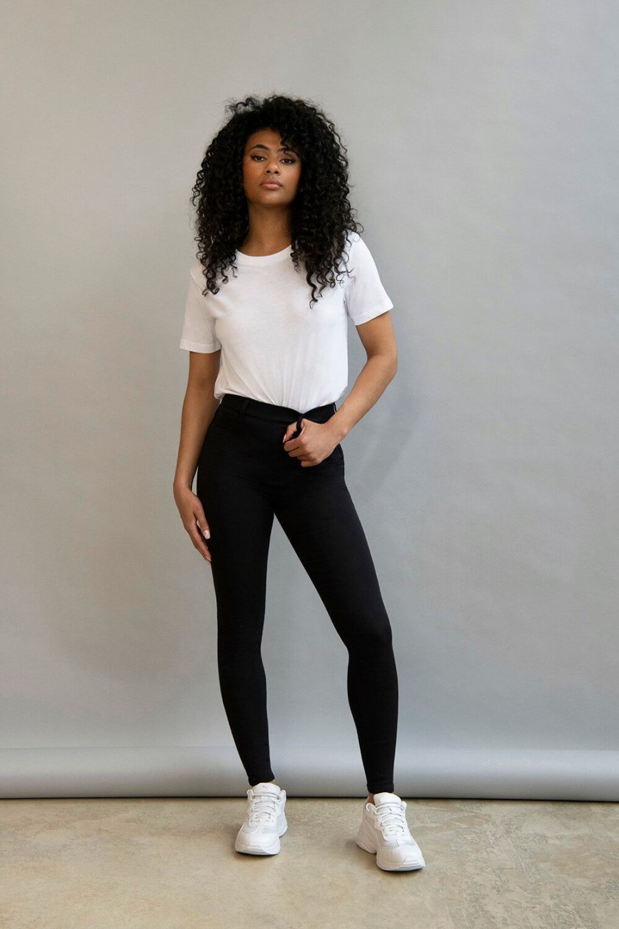 Women Lovall Jeans | Ultimate Jeggings Black