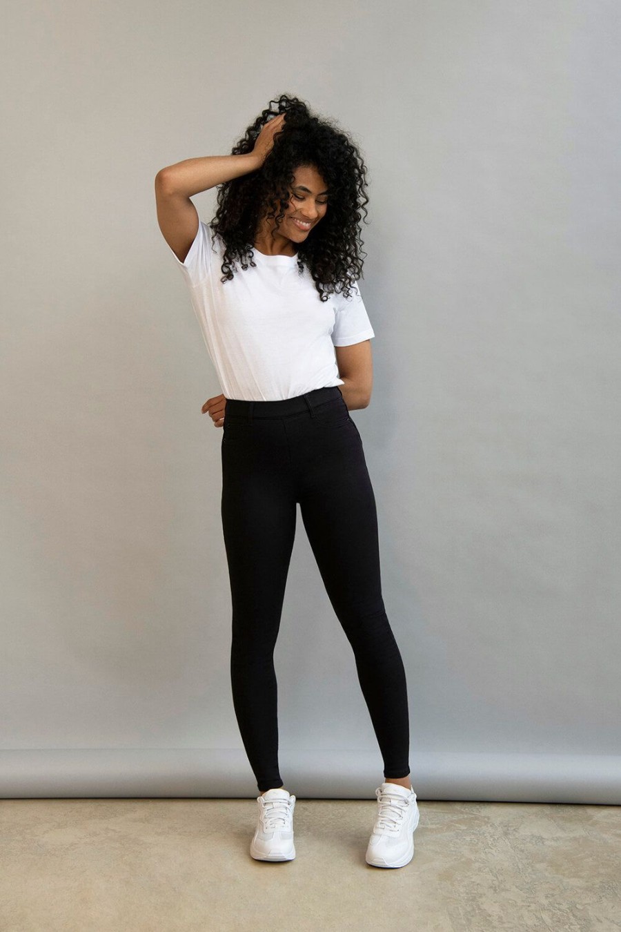 Women Lovall Jeans | Ultimate Jeggings Black