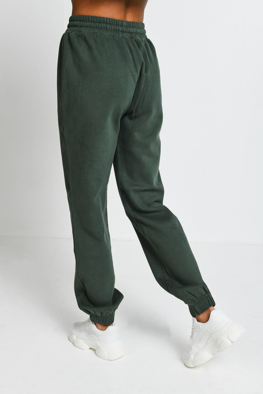 Women Lovall Two Piece Sets | Everyday Comfy Joggers Forest Green