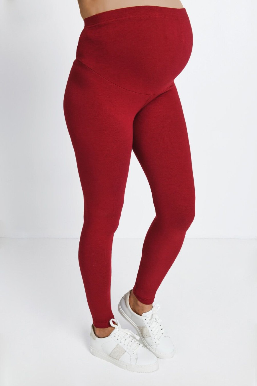 Maternity Lovall Everyday | Maternity Everyday Leggings Red Wine